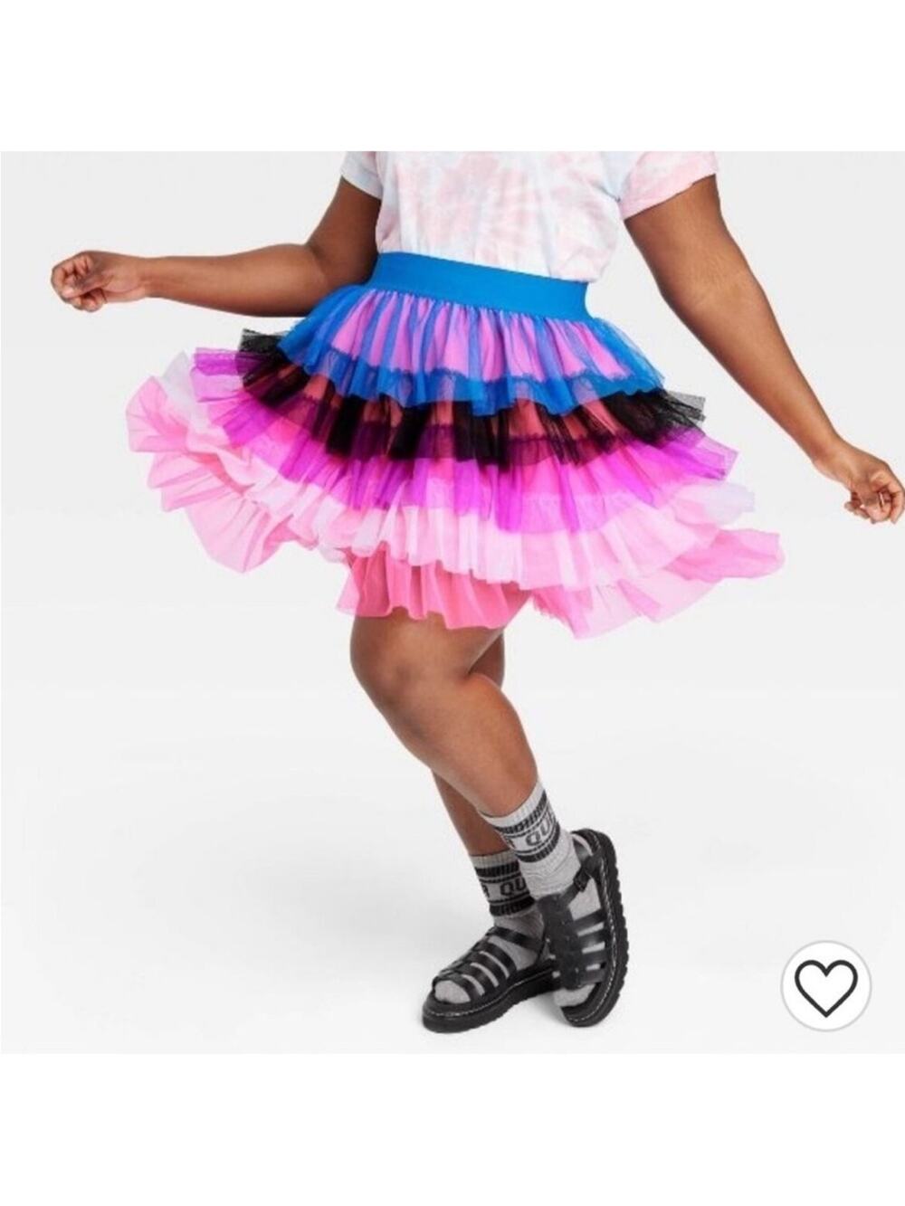 Target Pride Tiered Mesh Tull Ruffled Festival Skirt #targetpride